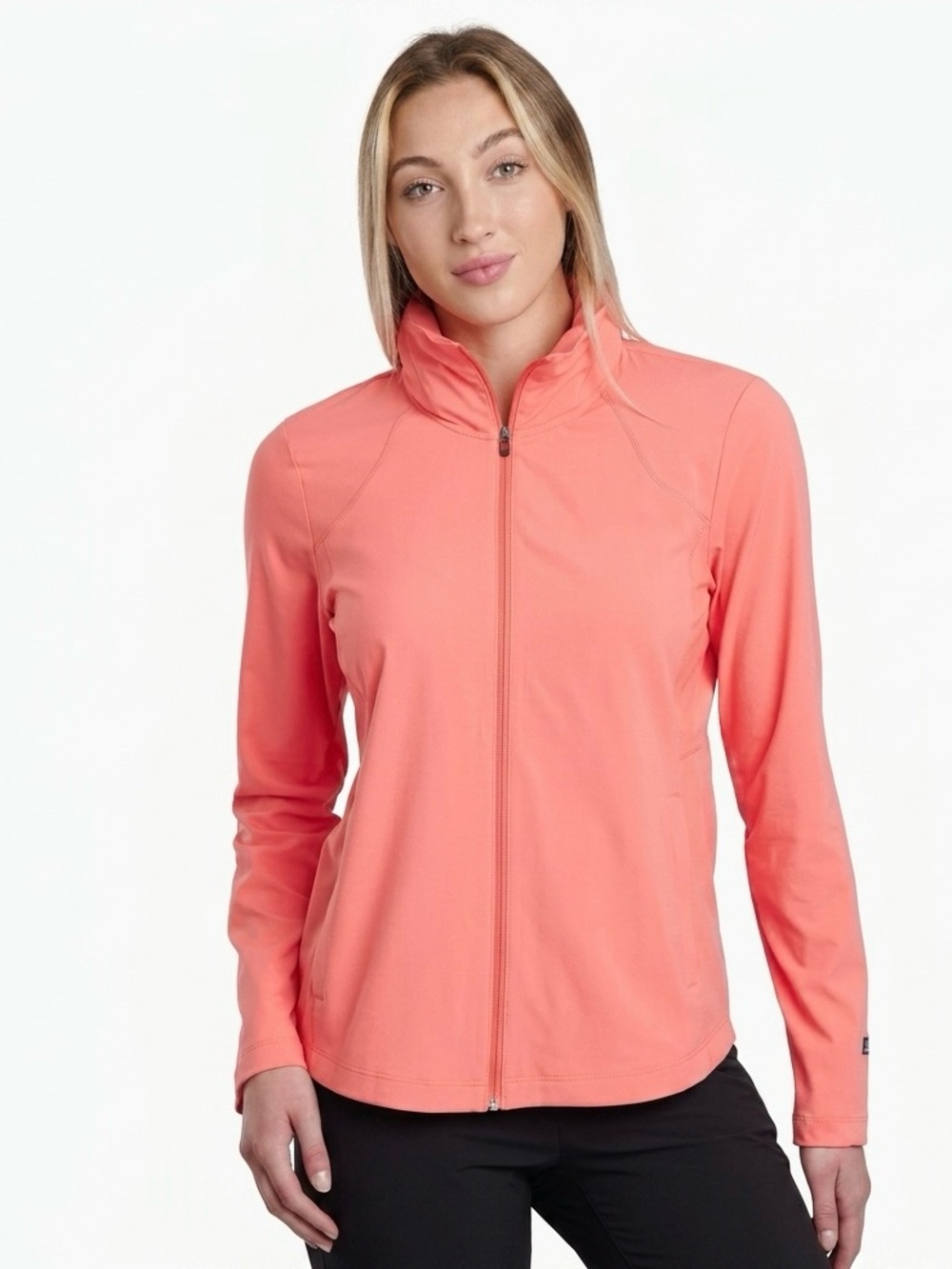 KUHL Bandita Full Zip Jacket Women’s Coral Peach Lightweight Sun Performance XS